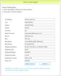 FraudLabs Demo