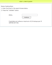 MailBoxValidator Demo